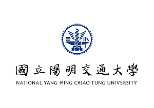 The blue small school emblem above the black Chinese and English school name